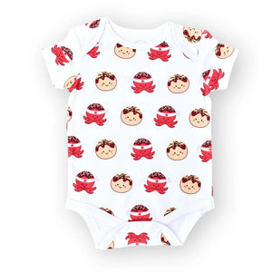 Organic Cotton Baby Onesie - Takoyaki BOGO - The Wee Bean