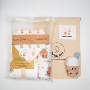 the wee bean boba gift set packaging