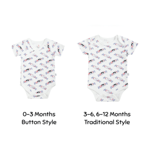the wee bean baby organic clothing onesies romper in white rabbit candy print hong kong
