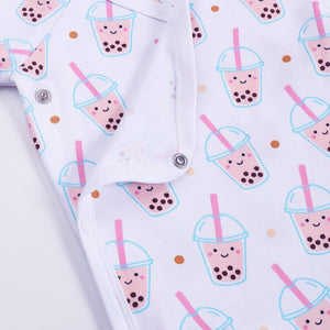 newborn side snap buttons style