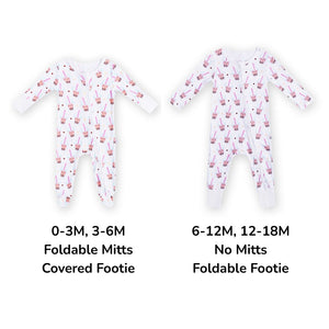 the wee bean boba zip bamboo romper convertible and foldable features