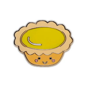 the wee bean cute egg tart pin