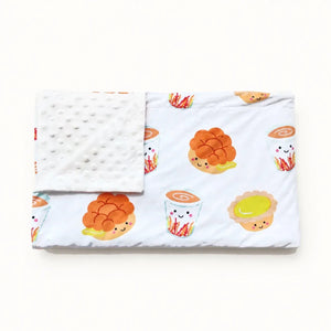 Minky Fleece Sensory Baby Blanket - Cha Chaan Teng