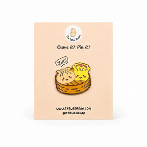 Dim Sum enamel pin by the wee bean