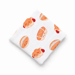 the wee bean organic cotton bamboo super soft swaddle in hong kong bakery buns