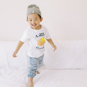 the wee bean organic cotton kids toddler t-shirts in dim sum