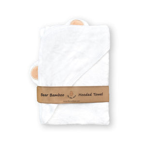the wee bean organic bamboo hypoallergenic towel for baby and toddler