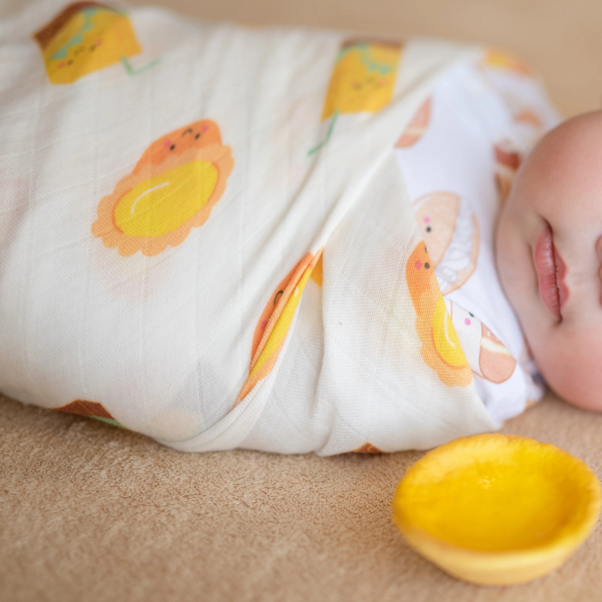 Our super soft organic swaddles are made from a unique mix of bamboo and organic cotton