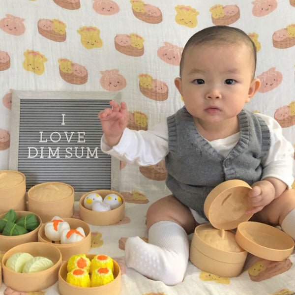 baby jayden wee bean dim sum swaddle backdrop