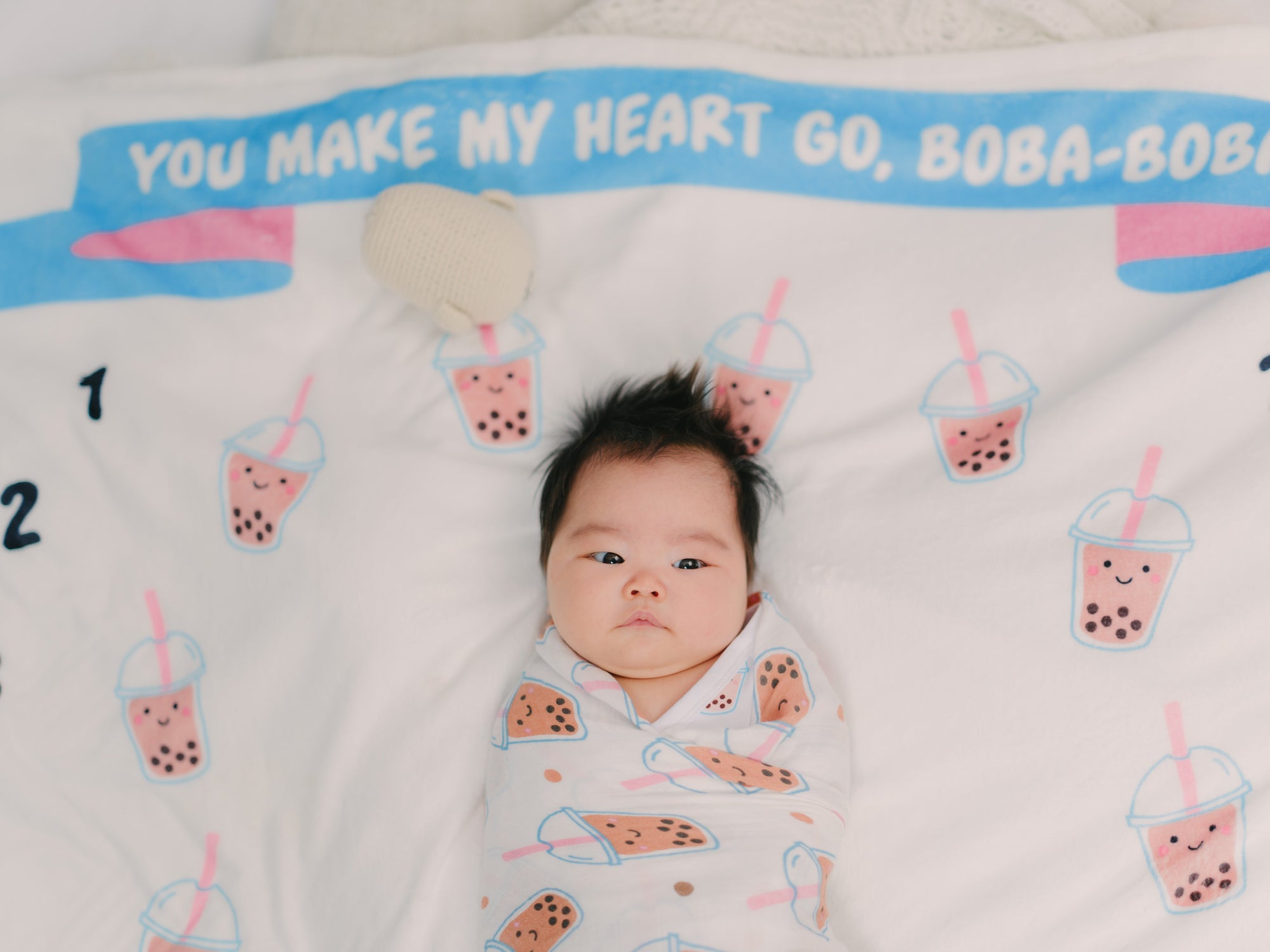 Milestone Blankets - Perfect for Newborn | The Wee Bean
