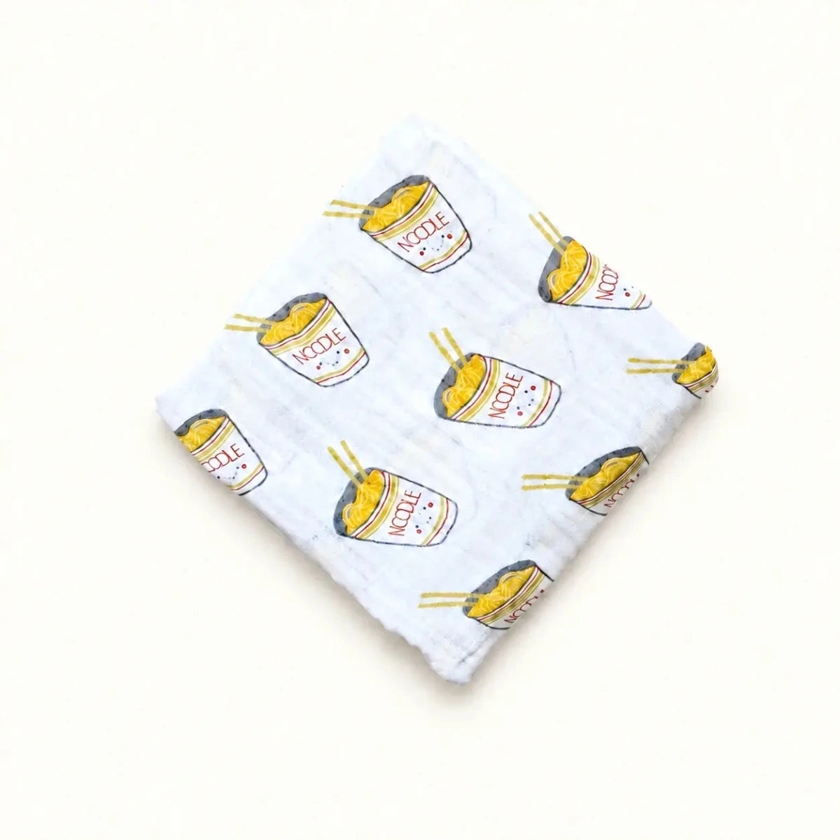 the wee bean organic cotton bamboo super soft swaddle in cup noodle