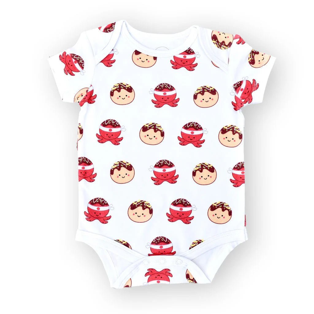 Organic Cotton Baby Onesie - Takoyaki BOGO - The Wee Bean