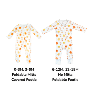 Bamboo Convertible Zip Romper - Cha Chaan Teng Bamboo Sleepwear - The Wee Bean