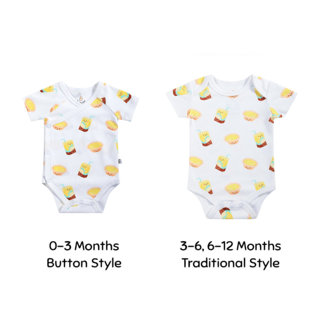 the wee bean onesie newborn style and over the head style