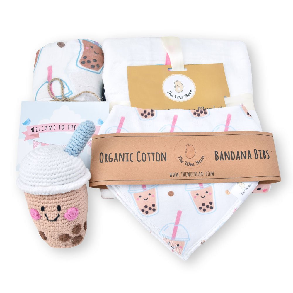 Boba Baby Gift Set Organic Newborn Essentials The Wee Bean