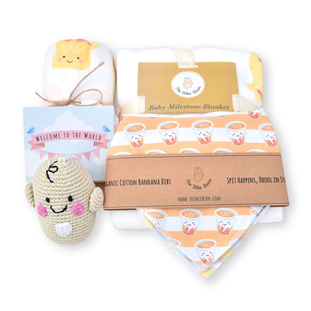 Welcome Home Baby Gift Set - Taste of Hong Kong Collection Boy - The Wee Bean