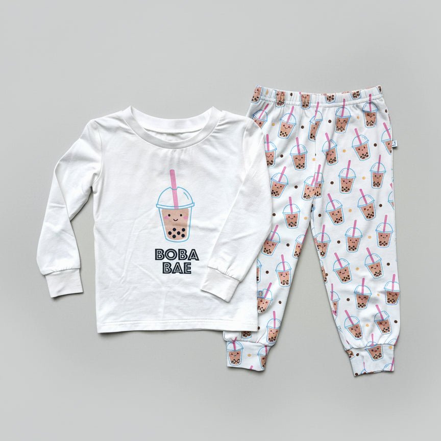 Bamboo Blend Two Piece Pajama Set - Boba