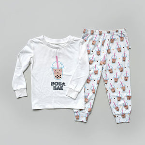 Bamboo Blend Two Piece Pajama Set - Boba