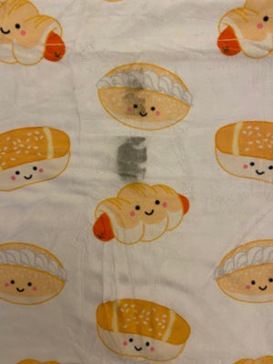 Minky Fleece Sensory Baby Blanket - Bakery Buns