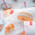 wee bean organic swaddle close up picture