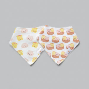the wee bean bib set dim sum
