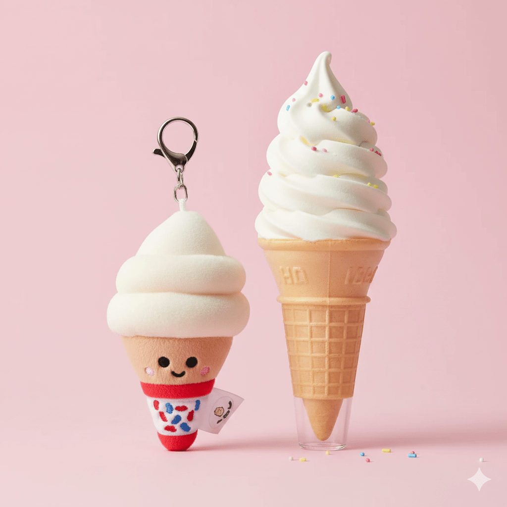 the wee bean cute boba bag charm front