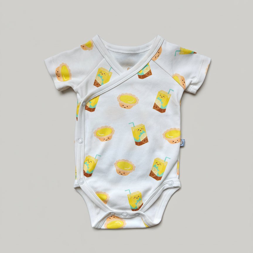 Organic Cotton Lemon Newborn Baby Clothes Newborn Body Lemon