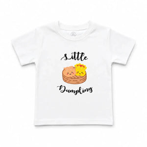 the wee bean organic cotton kids toddler tee in little dumpling