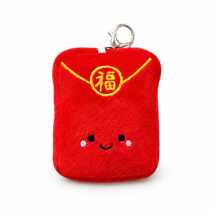 Red Pocket Lai See Bag Charm front view