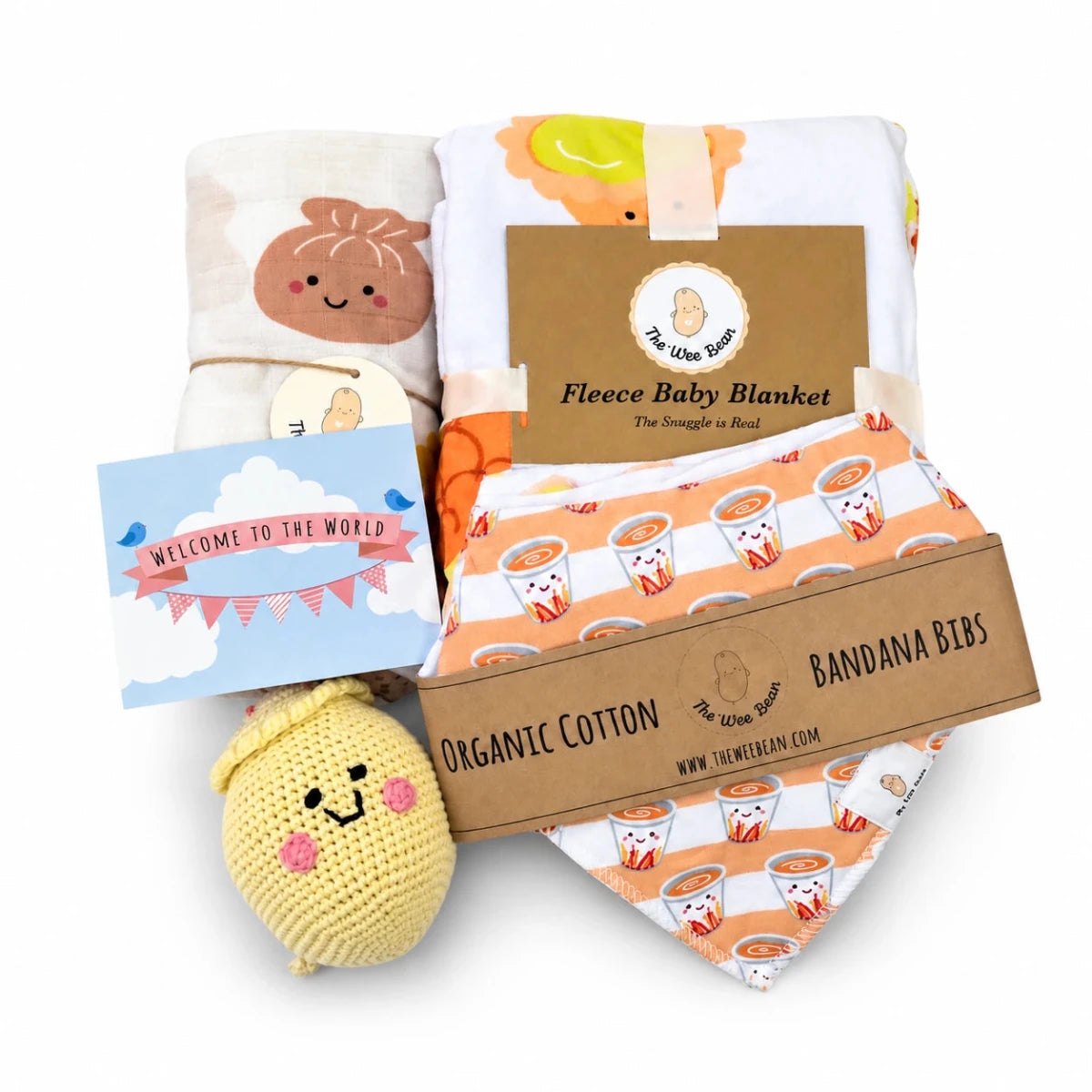 Welcome Home Baby Gift Set - Taste of Hong Kong Collection - The Wee Bean