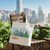 The Ultimate Carry - All Canvas Tote Bag - HK Skyline Boy - The Wee Bean