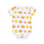 the wee bean organic cotton bodysuit onesie romper in dim sum hargow siumai