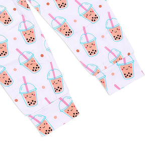 Bamboo Two Piece Pajama Set - Boba | The Wee Bean