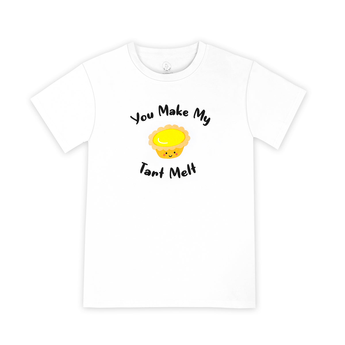 the wee bean organic cotton adult women tees t-shirt in egg tart