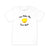 the wee bean organic cotton adult women tees t-shirt in egg tart