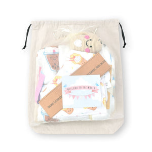 the wee bean baby shower newborn baby gift set eco-friendly packaging plastic-free