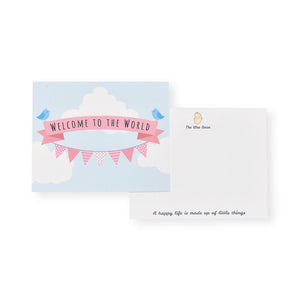 the wee bean welcome to the world gift card