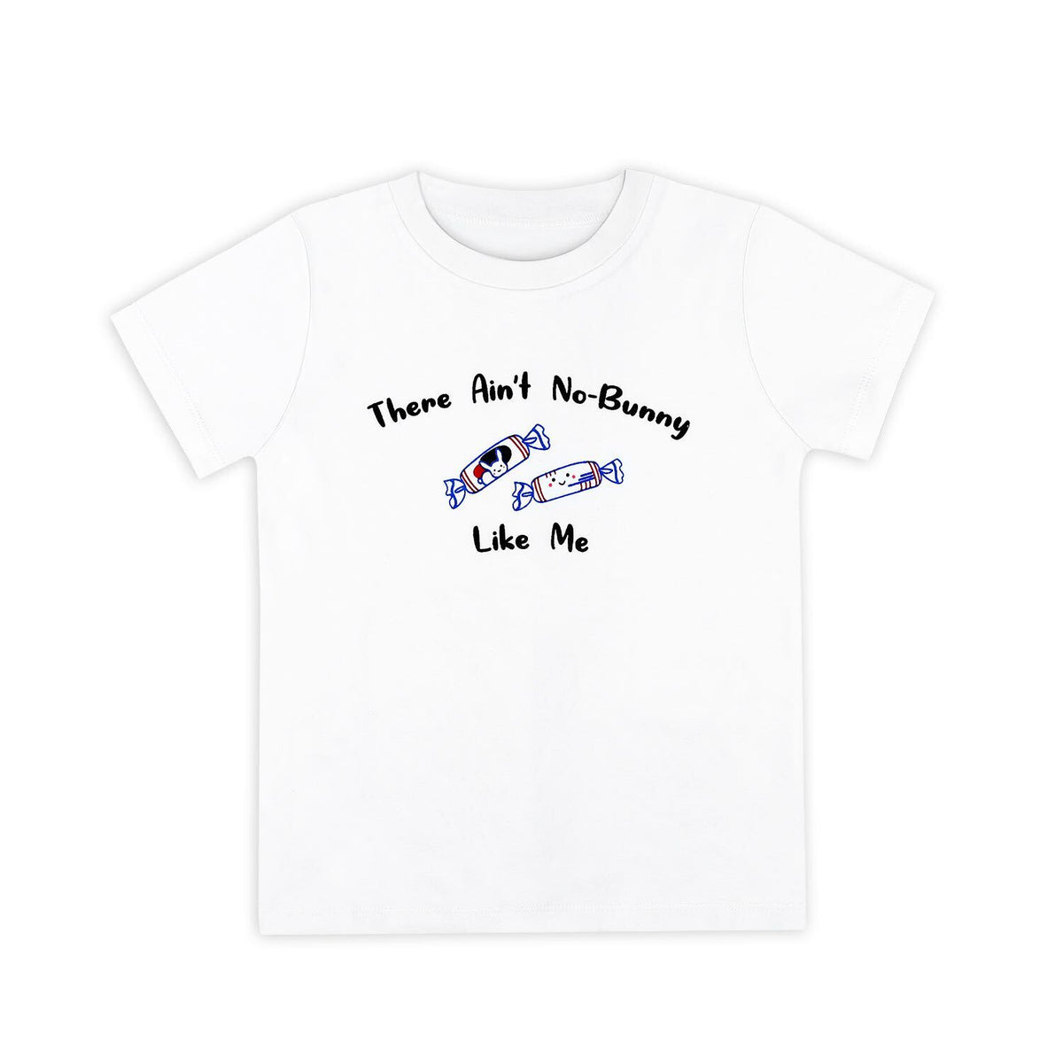 Organic Cotton Toddler Kid’s T-Shirt (3-4Y) - White Bunny Candy new sizes