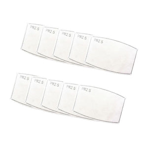 PM2.5 activated carbon 5 layers filter BFE 95% coronavirus covid-19 kids filters