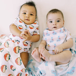 the wee bean cute babies in ramen and sake organic onesies and swaddles