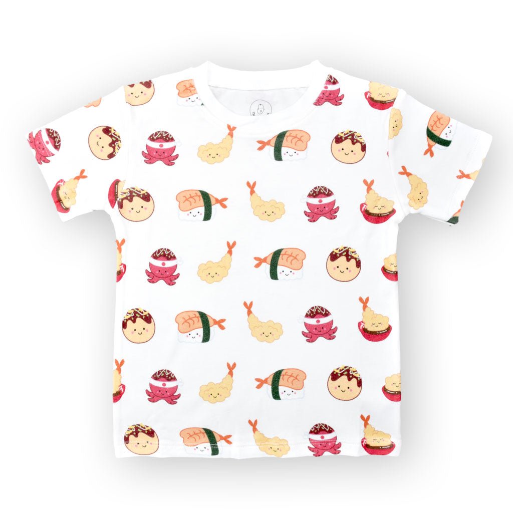 Organic Cotton Toddler Kid s T Shirt Izakaya Sushi